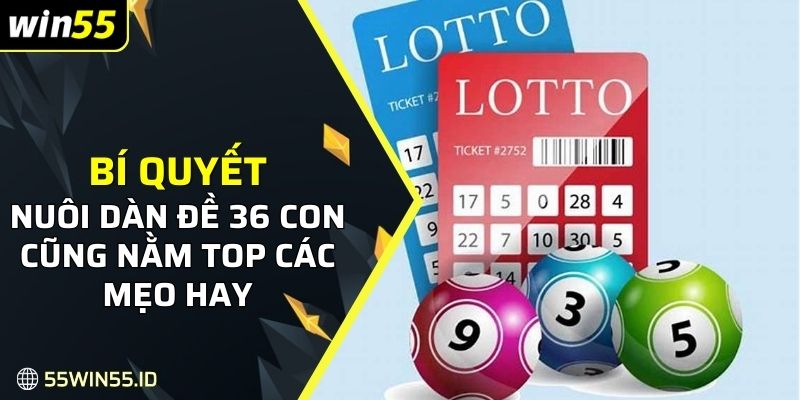 Bí quyết nuôi dàn đề 36 con cũng nằm top các mẹo hay